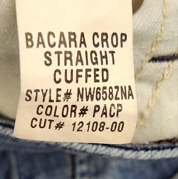 Hudson Bacara Crop Straight Crop Stretch Denim Jeans. Size 25 - Picture 6 of 9